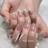 【初回オフ無料★ケア込み】✨氷ワンホンネイル✨ジェル色チェン可能 【すぐ予約OK】厚み出し込み🤍パラジェル追加可能🉑