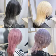 ⛓️‍💥【カット+ブリーチ+カラー】️⛓️‍💥ハイトーン/ダブルカラー️/インナーカラー