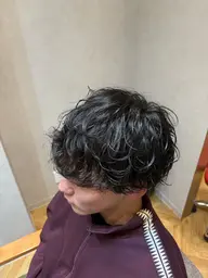メンズカット+パーマ