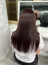 縮毛矯正 + カット