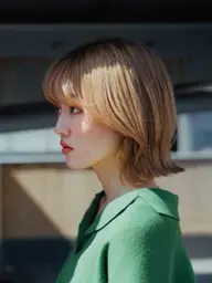 ぱつっとボブカット✂