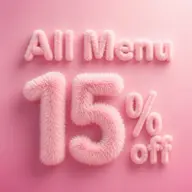 🫧🎀ᩚ全メニュー15%off‼️💕
