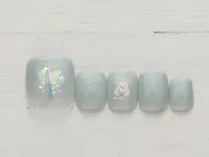 【HINAネイル初めて来店のお客様】フットオフなし　プチトレンドコース　お直し不可