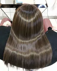 カット+高濃度水素ケア縮毛矯正 +マーブ