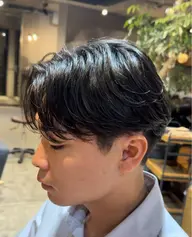 カット➕毛流れニュアンスパーマ