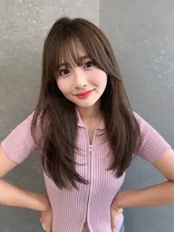 【ダメージ最小限で最大限の可愛いが叶う✨🌹】ブリーチなしダブルカラー＋カット＋クイックトリートメント💎