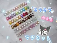 🉐今月限定チップ長さだし➕話題🤩水光マグネットワンカラーネイル