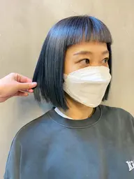 【🫐フルコース🫐】カット+酸性縮毛矯正+カラー+ケアトリートメント（超音波アイロン付き）🥣