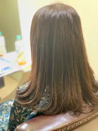 【自然な仕上がり】カット＋「髪質改善」酸性ストレート＋カラー(リタッチ)＋3stepトリートメント🌱