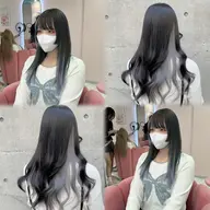 🎀💕インナーカラーエクステ🎀💕ヘソ下ロング20枚