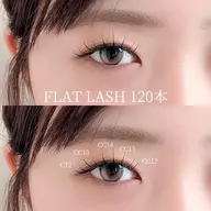 【Open記念クーポン🎀】韓国風☆束感フラットラッシュ80〜120本/初回オフ無料❣　カラーエクステ・LEDに変更🉑