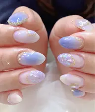 オフ無料、持ち込みデザイン120分ジェルやり放題アートし放題☘️新春ネイル新年ネイルミラーネイル/ニュアンスアートネイル