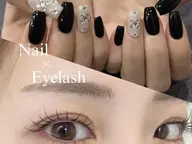 同時で時短♪デザインネイル＆まつ毛パーマ￥11300→￥9500