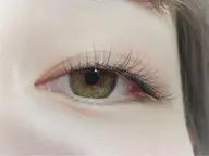 通常価格から500円引き《フラットラッシュ》オールブラウンカラーエクステ140本（オフ無料）