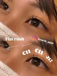 ❥まつ毛エクステ➕クリアコーティング✨️ナチュラル盛れ🐈‍⬛🌙80本🤍【オフ無し】