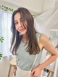 【2回目以降の方】白髪ぼかしハイライトカラー＋カット+トリートメント