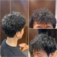 40代以上限定【トップのボリュームが気になる方へ】メンズカット+ポイントパーマ+シャンプー+セット