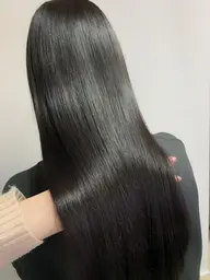 🆕【キャンペーン✨】リタッチカラー(根元染め)+バイカルテ5STEPトリートメント￥7700｛土日祝＋1000｝