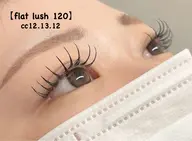 【4月17まで】マツエク　フラットラッシュ80本