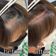 【白髪ぼかし】カットカラートリートメント