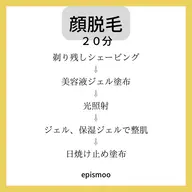 ※ミニモ限定10%OFF 顔脱毛