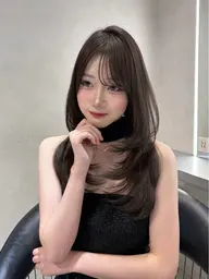 【⁎⁺˳✧༚4月限定❄️˚✧₊⁎】盛れる前髪カット＋透明感カラー＋話題の超音波トリートメント🪄💖