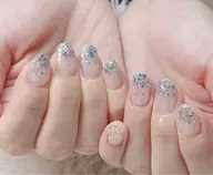 ラメグラデーション《オフ込み》大きめグリッターあります💎✨【フィルイン対応ベース】