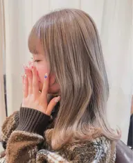 【ブリーチでつくる】透明感たっぷり✨つやつやダブルカラー×髪質改善トリートメント✨
