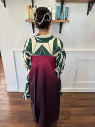 卒業式🎓袴着付け＋ヘアセット