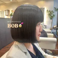 【平日限定】ボブカットモデル🧸（＋パーマも受け付けております）