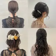 【結婚式・二次会・イベント🌸】ヘアアレンジ アップスタイルからハーフアップまでお任せください🫶営業時間外🙆♀️