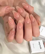💗韓国人気チークネイル💗+パーツ2個