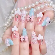 🦀️🦀️チップ長さだし+持ち込みデザイン(ゴテゴテデザイン10本ok！）✨17980