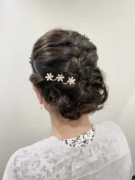 お呼ばれヘアセット⭐︎アップスタイル ハーフアップ 編み下ろし なんでもOK