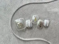 🎀オフなし/ケア込🎀フット◆持ち込みOK！アート6本まで¥7000