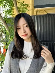 【人気No.1.】カット+イルミナカラー+Aujuaトリートメント