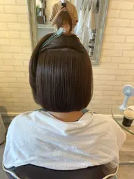 長さは変えずお手軽に縮毛矯正したい!💇🏻♀️縮毛矯正+トリートメント