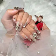 【当日予約限定menu】10本チップ長さ出し💅🏻パーツ･アート付け放題持ち込みアートコース🧸🤎（オフ•ケア込み）