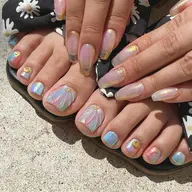 ✨オフ無料✨フットネイルアートし放題💜1000円分パーツ込み❣️