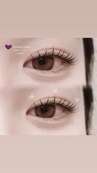 【1番人気メニュー🍰💖✨】マツエク100本　　　　　　　　　　　　　　高級コーティング付き🪄（オフ＋500円）