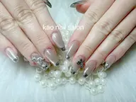【ハンド】初回ジェルオフ無料ケア込み✨ガラスフレンチ🩷¥6980