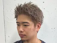 メンズカット✖️ブリーチカラー