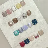 🔰口コミ記入必須【Jr】FOOT⭐️オフなし⭐️親指2本アート(フットバス込み)