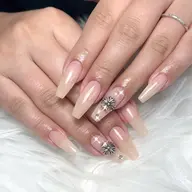 チップ長さ出し込み！ワンカラーorラメグラ