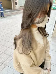 【💚初めてのポイントカラーにも🕊️】カット＋イヤリングカラー＋3stepトリートメント🌿🫧