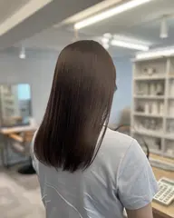 カット+髪質改善ストレート+カラー+システムトリートメント