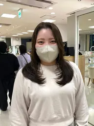 【軽さと動きのある髪に◎】レイヤーカット＋毛量バランス調整✂️+トリートメント