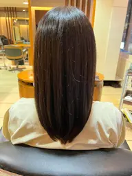 人気No.3👑ボリュームダウンストレートパーマ＋カット＋濃密泡トリートメント