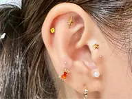 大人気❤️選べる耳ツボジュエリー10粒💎シンプル&ゴージャスお好みのデザインで！👂