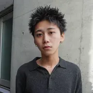 【人気NO.1】⚡️ピンパーマ+スパイキーショート⚡️＋トリートメント付き